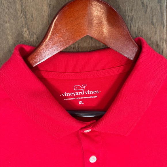 Vineyard Vines Vibrant Red Polo Shirt - Picture 3 of 9